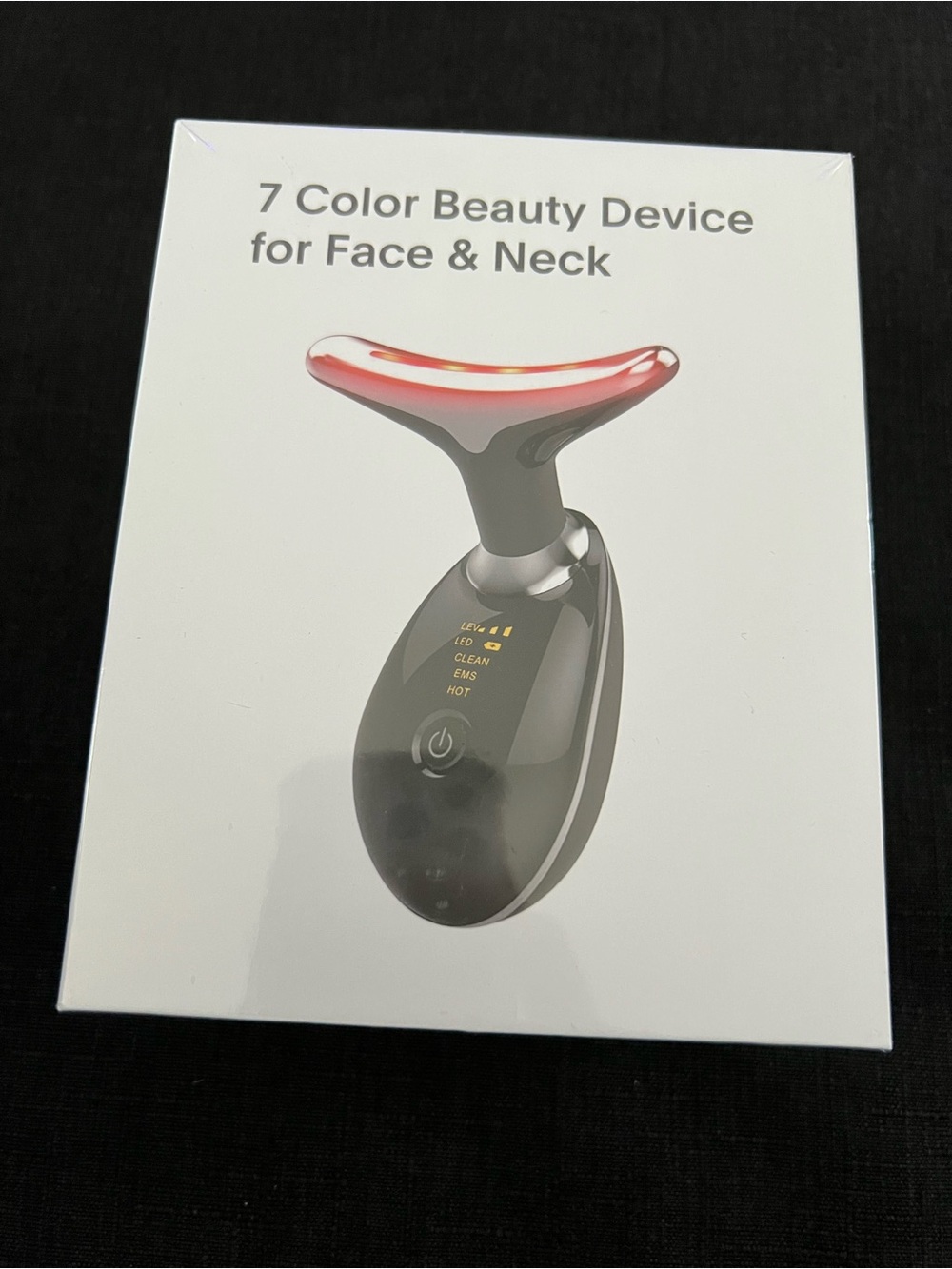 7 Color Beauty Device for Face & Neck - Black